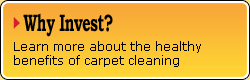 Why Invest? - Click Here to learn more about the healthy benefits of carpet cleaning